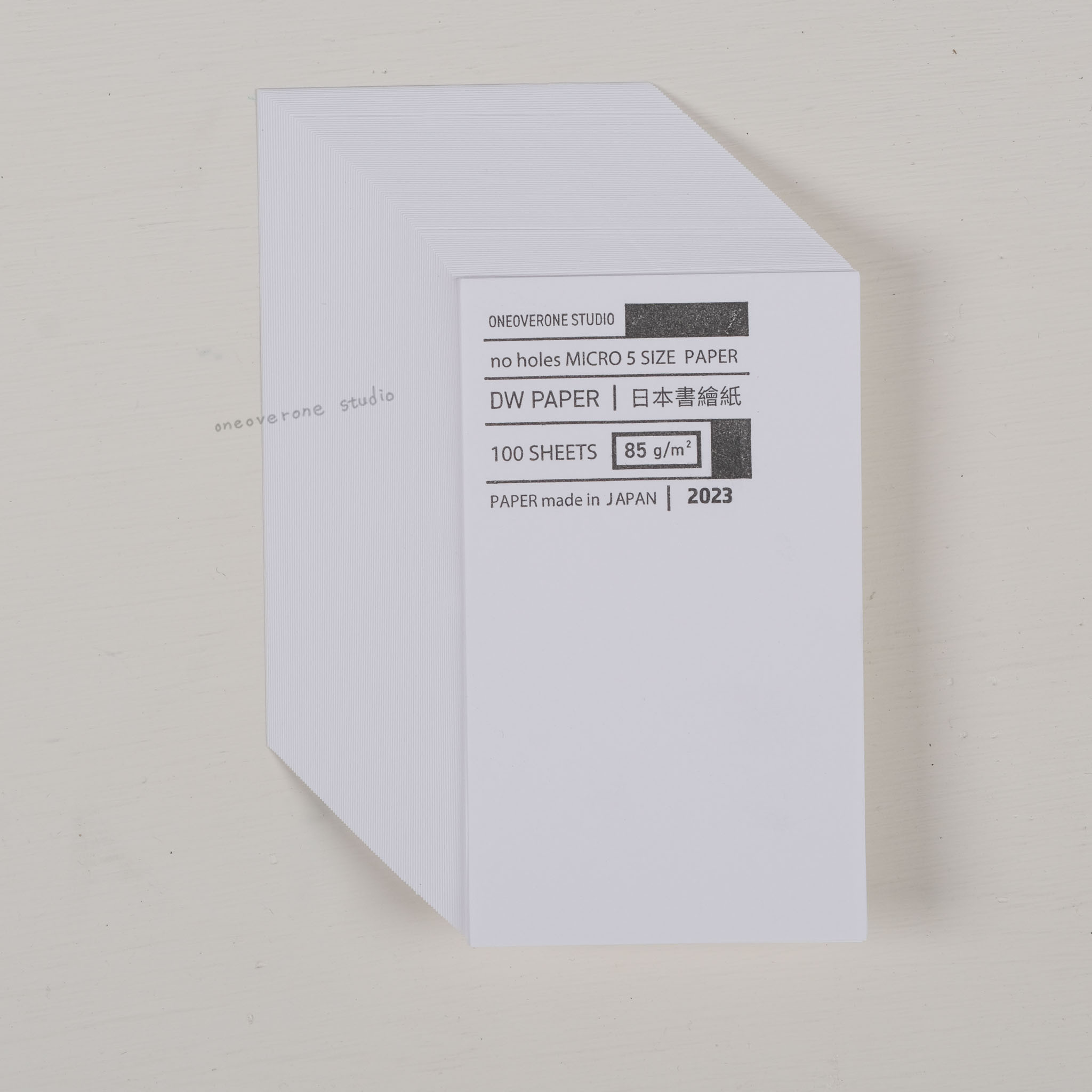 無孔 MICRO5尺寸 日本書繪紙｜一分之一工作室 臺灣