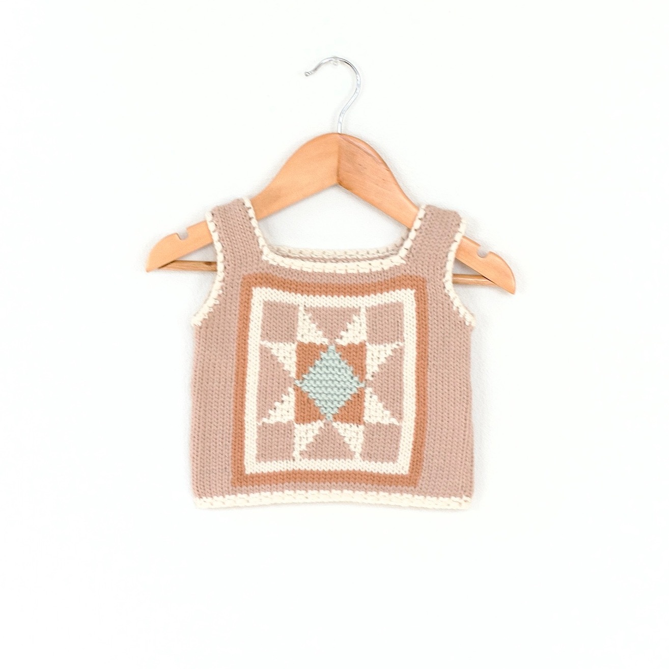 iver & isla - PATCHWORK QUILT PULLOVER VEST - Teacake