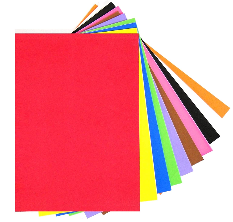 A4 Size Foam Colour Paper (5 sheets)