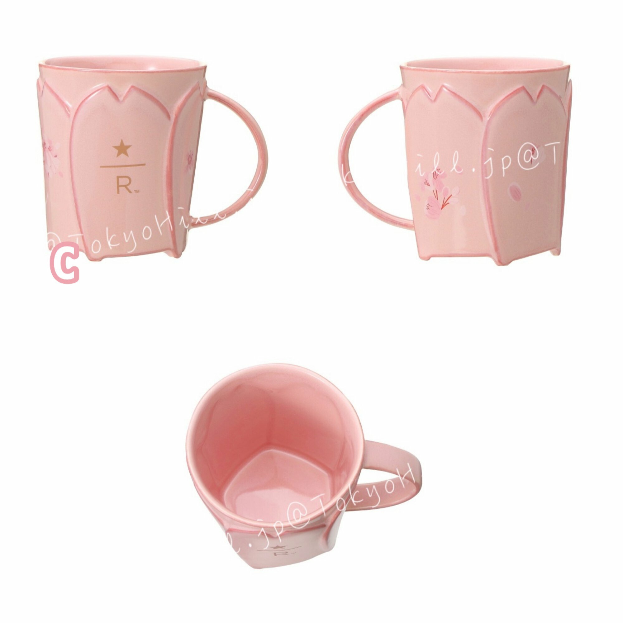 【現貨】中目黑Starbucks限定 櫻花瓣馬克杯