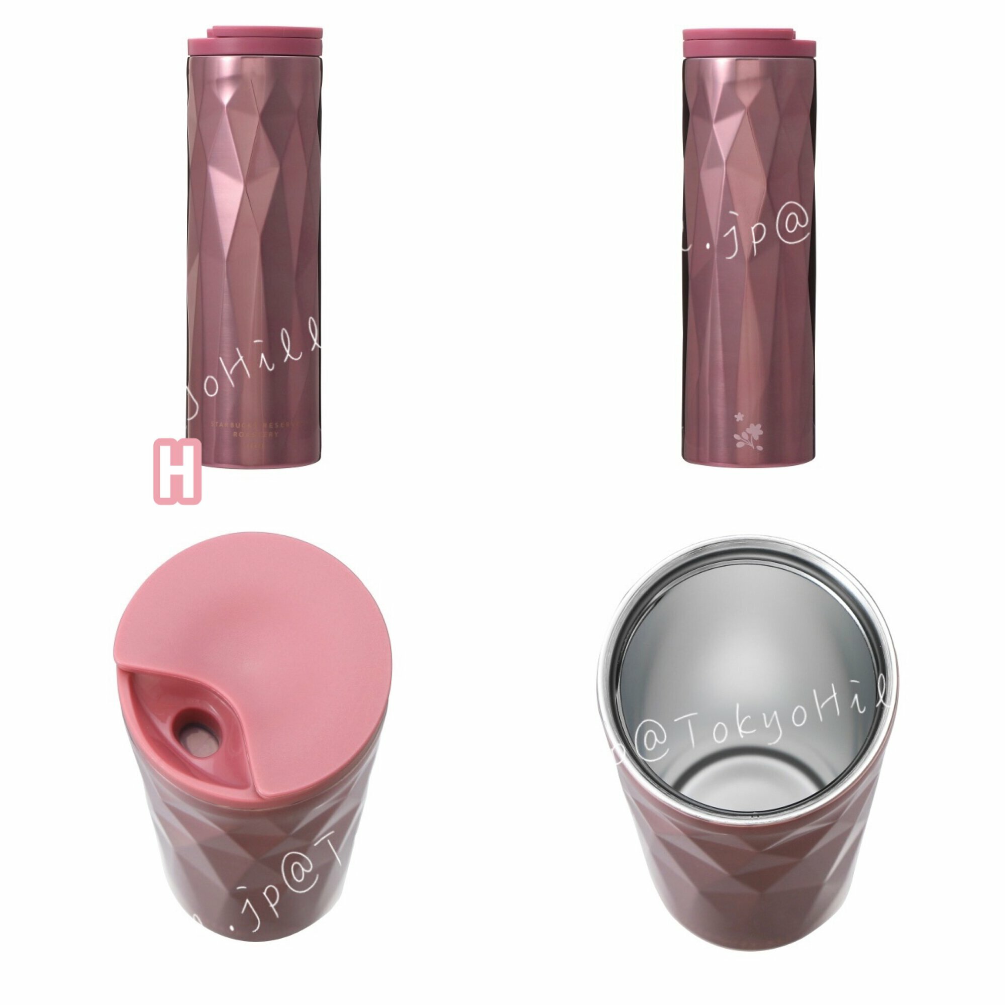 【特價｜現貨】中目黑Starbucks限定 櫻花摺紙雙層保溫壺