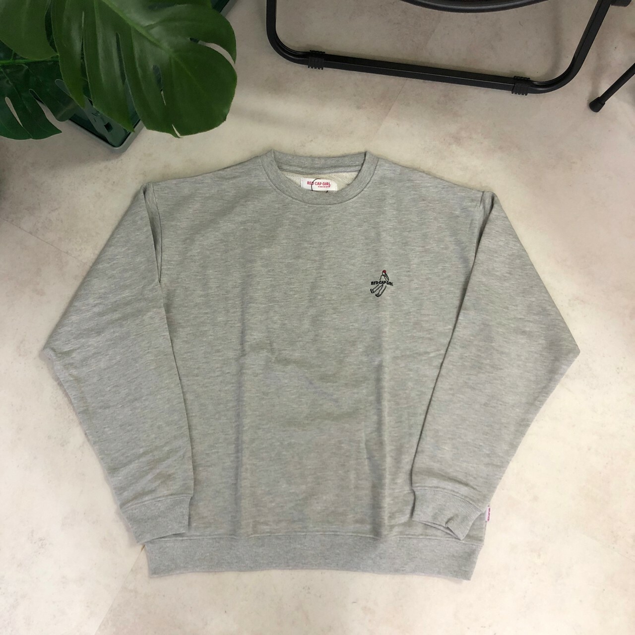 Red Cap Girl 大學Tee 刺繡logo 印刷圖 22505