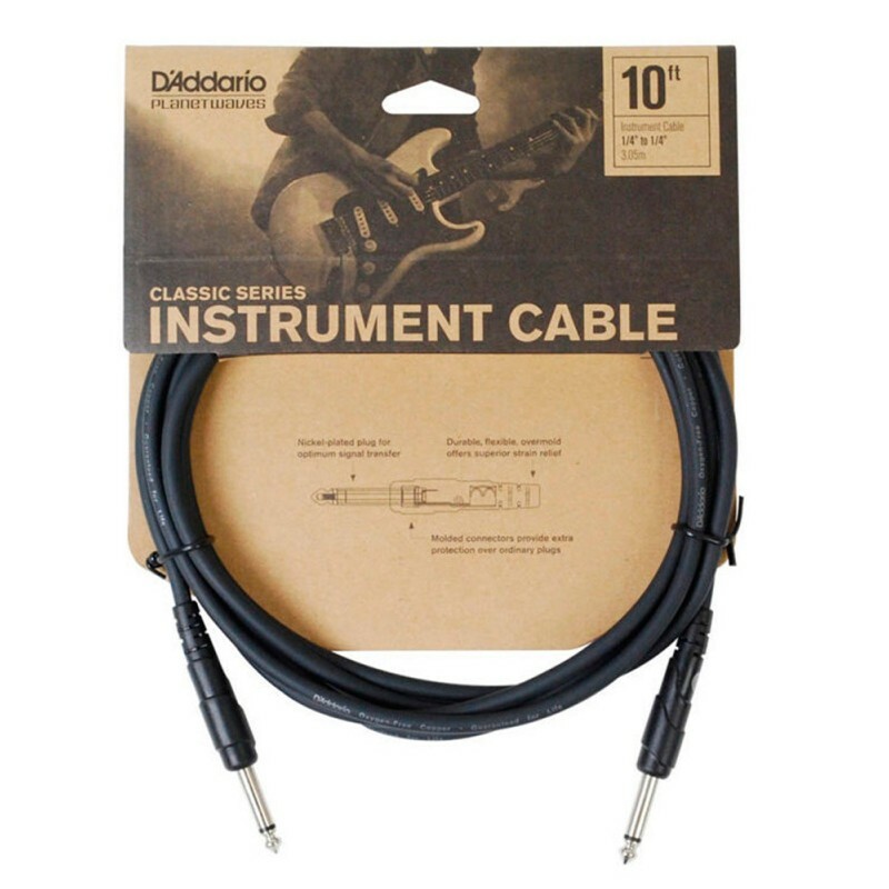 Daddario Planet Waves 經典系列 雙直頭 PW-CGT-10/20 樂器導線 公司貨 【宛伶樂器】