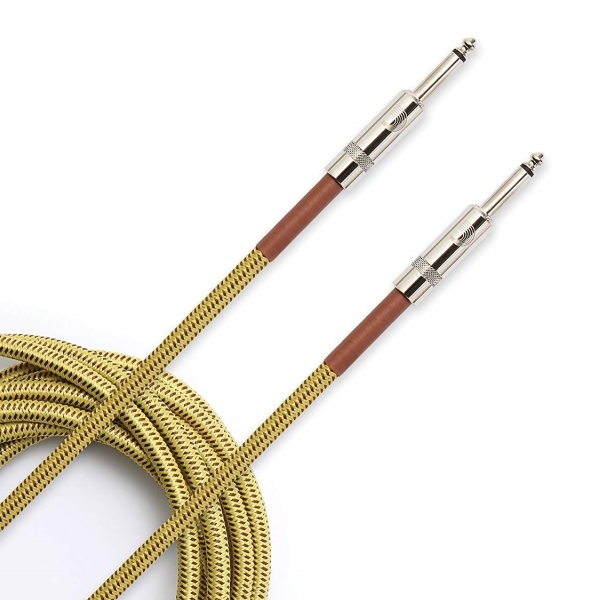 Daddario PW-BG-10BG 10呎 編織材質 導線 3公尺 公司貨【宛伶樂器】