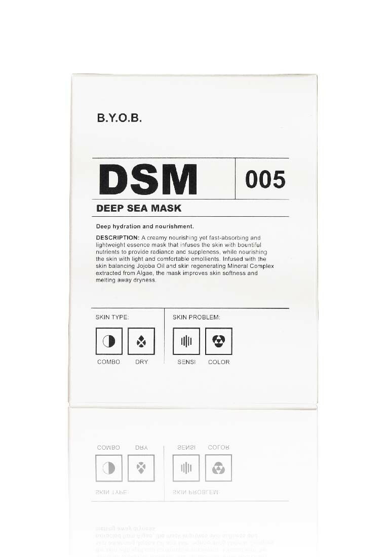 BYOB DSM Deep Sea Mask 深海深層保濕液態精華面膜 5mlx15