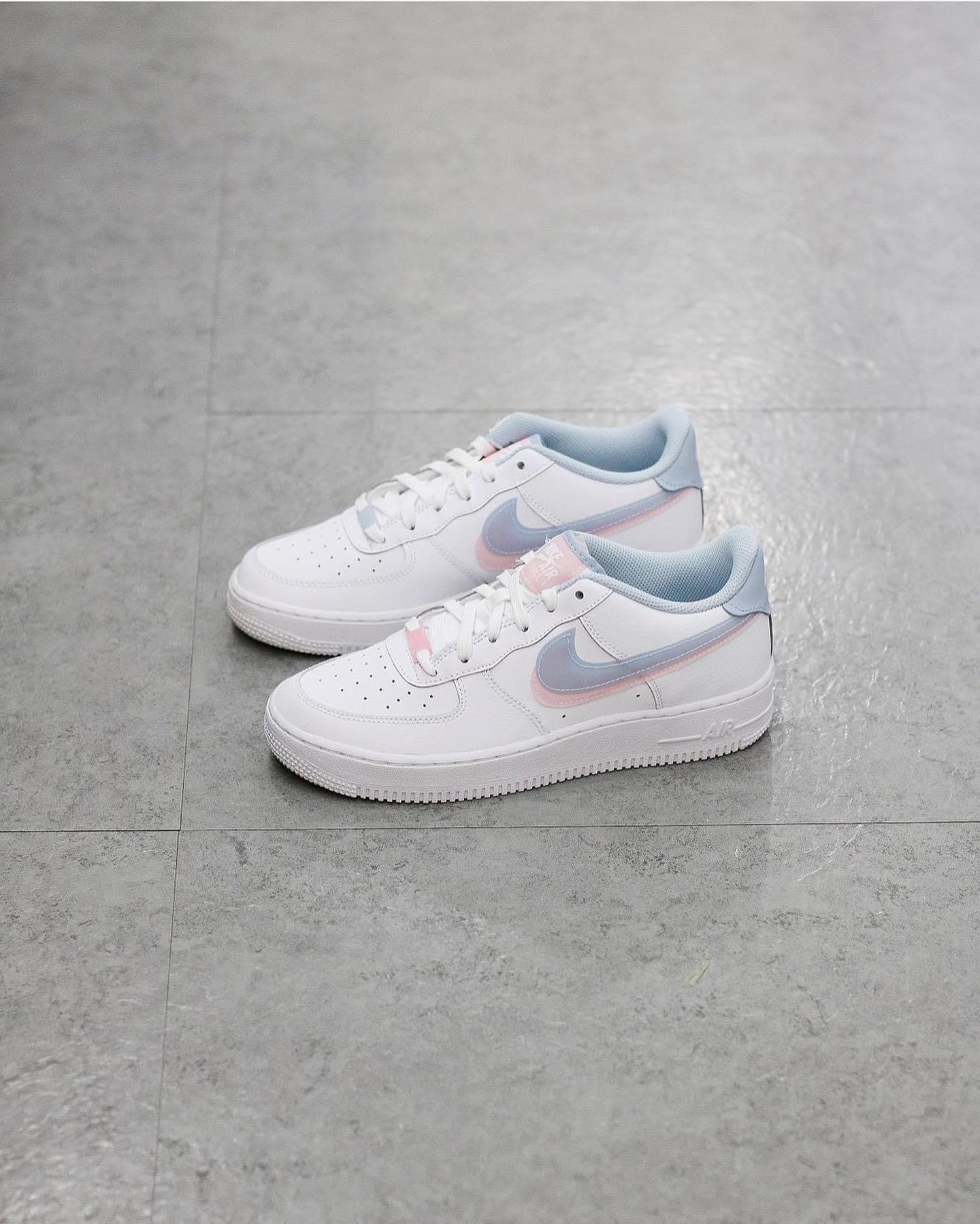 Nike Air Force 1 Low LV8 Double Swoosh Light Armory Blue CW1574-100
