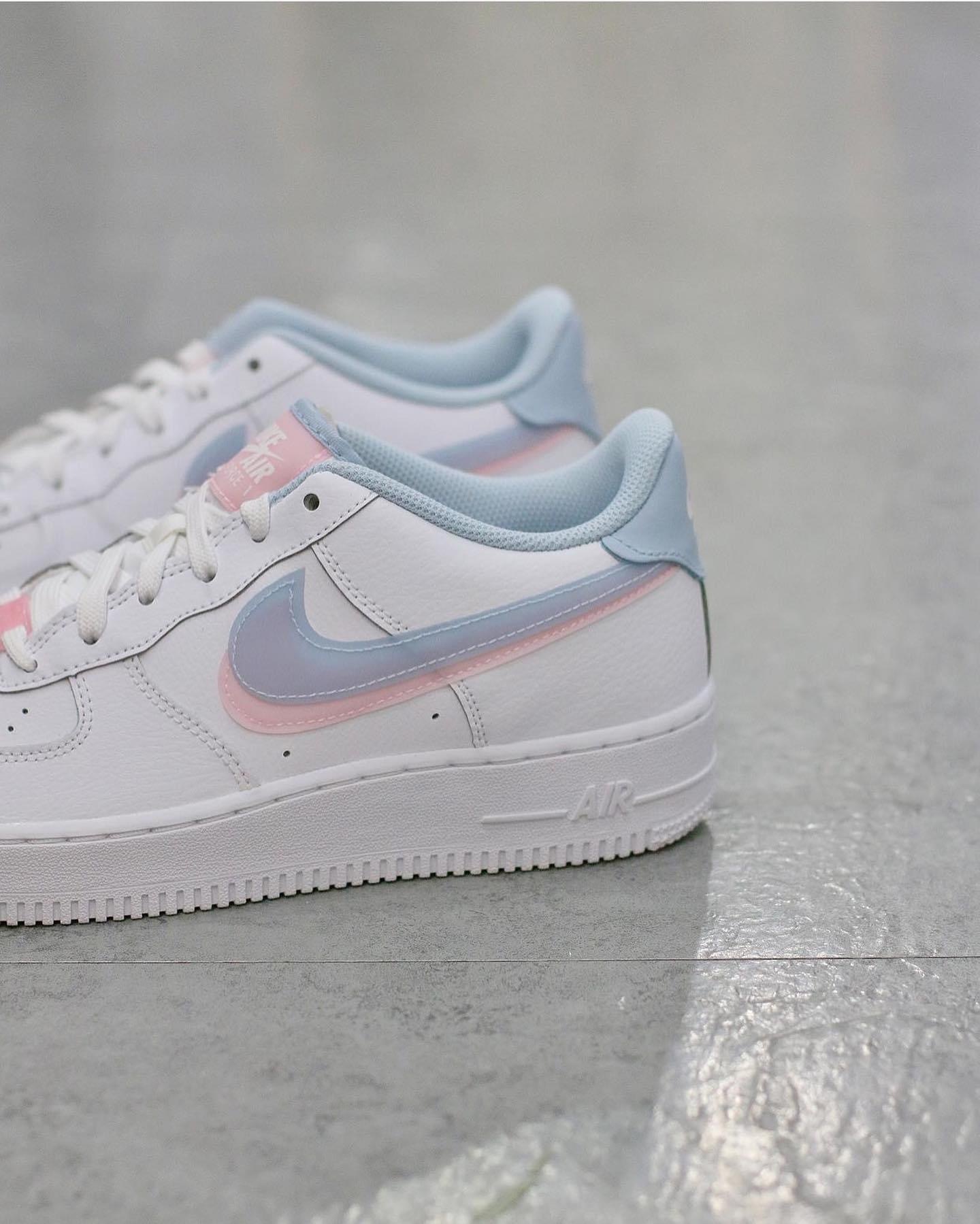 Nike Air Force 1 Low LV8 Double Swoosh Light Armory Blue CW1574-100