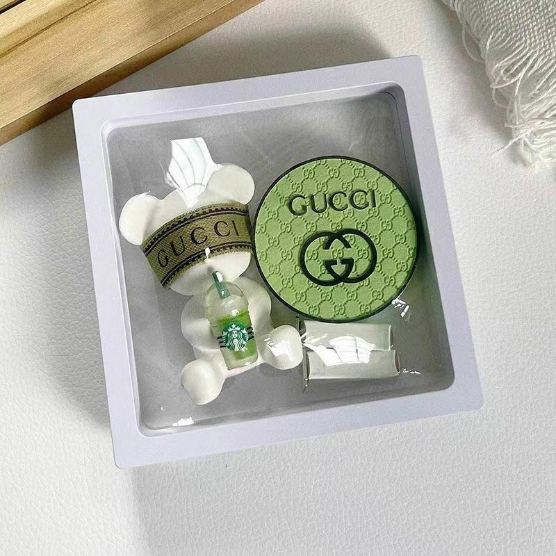 Gucci周邊暴力熊汽車香薰(附2支精油)