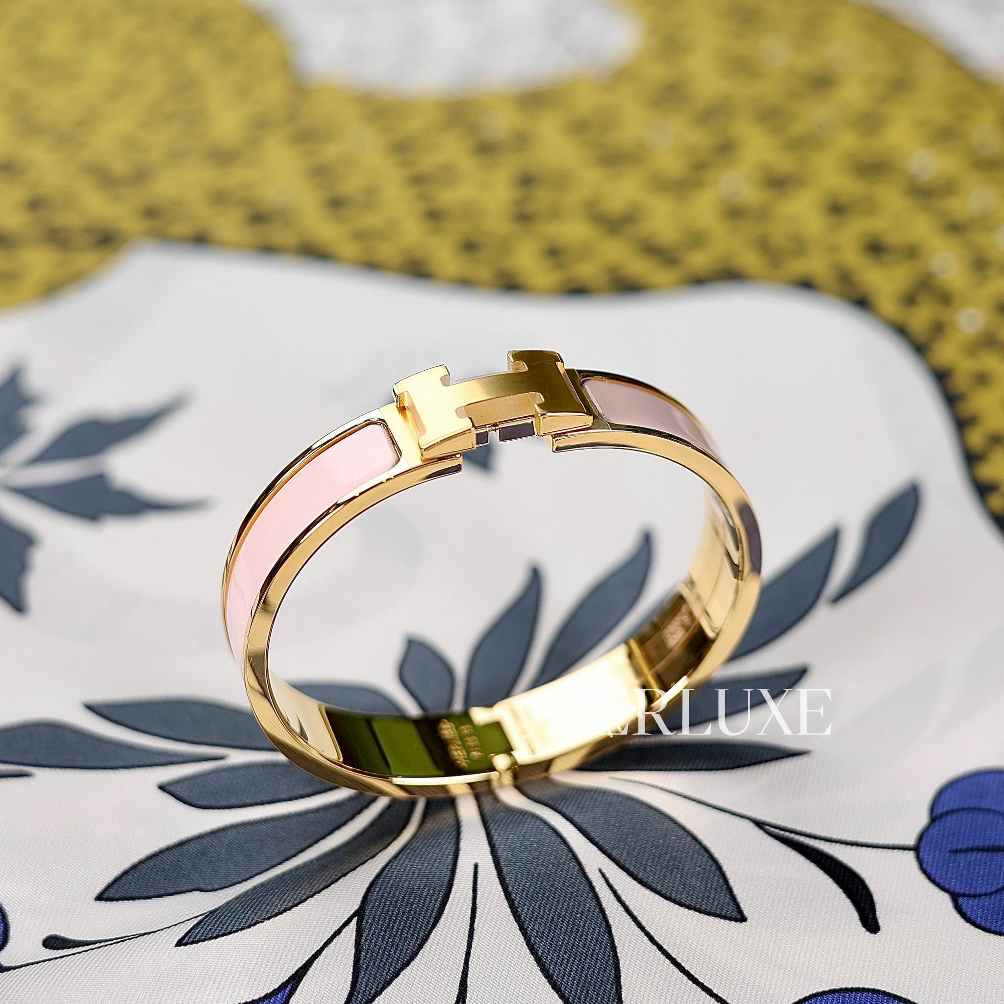 Clic H bracelet pm rose candeur CC