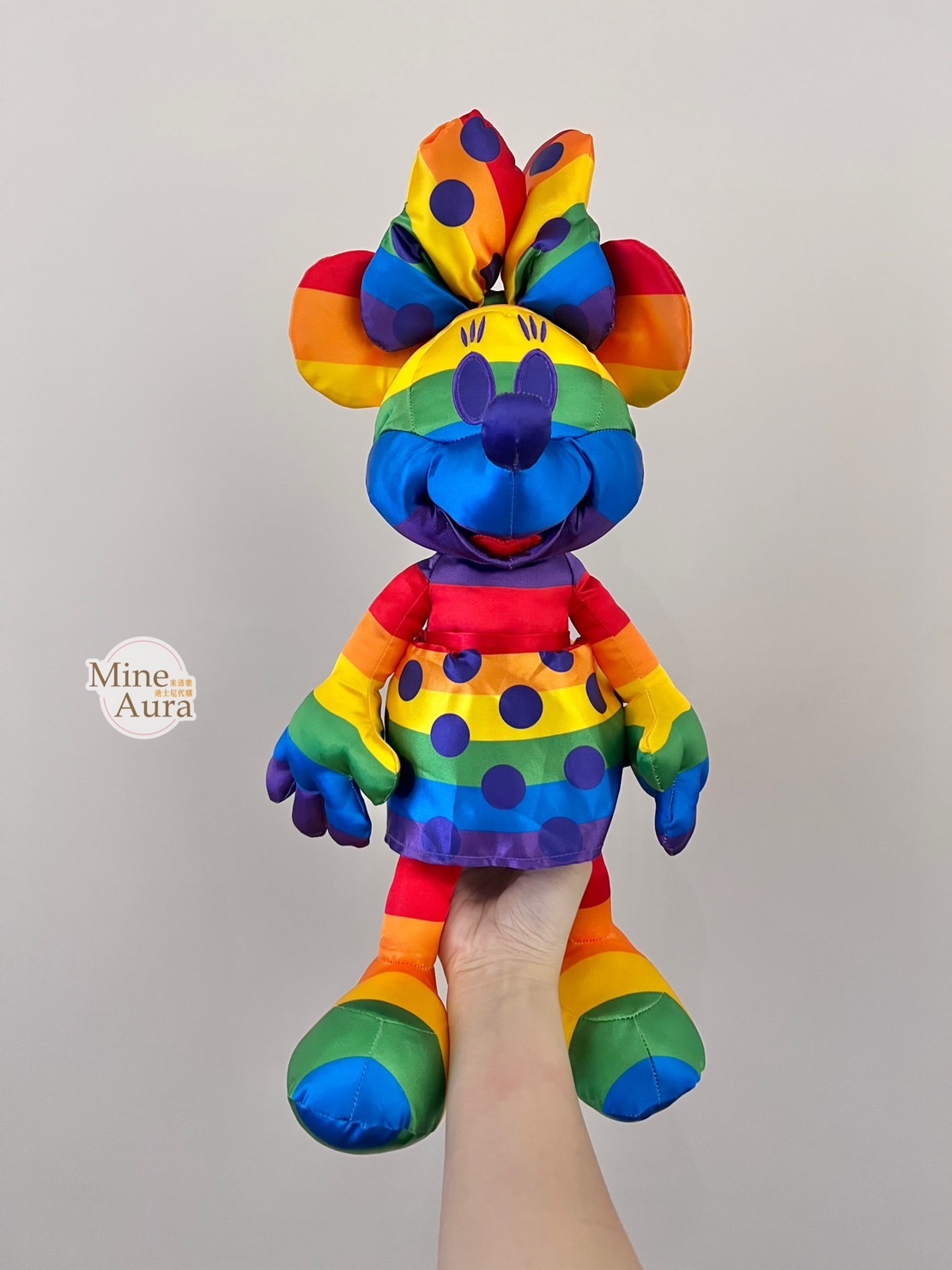 (特價現貨) 彩虹系列 米妮 Minnie 娃娃 玩偶 -上海迪士尼樂園