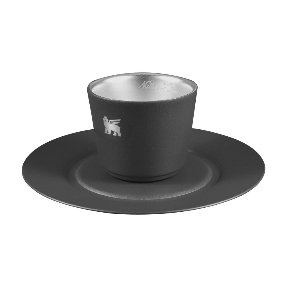 The DayBreak STANLEY 晨光時刻 雙層不鏽鋼濃縮咖啡杯盤組 / 消光黑