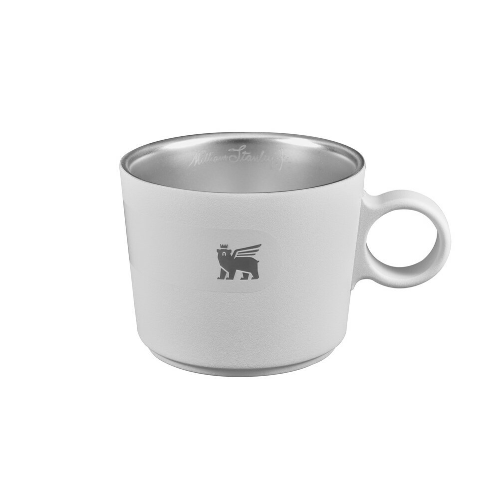 The DayBreak STANLEY 晨光時刻 雙層不鏽鋼卡布奇諾咖啡杯 / 晨霧白