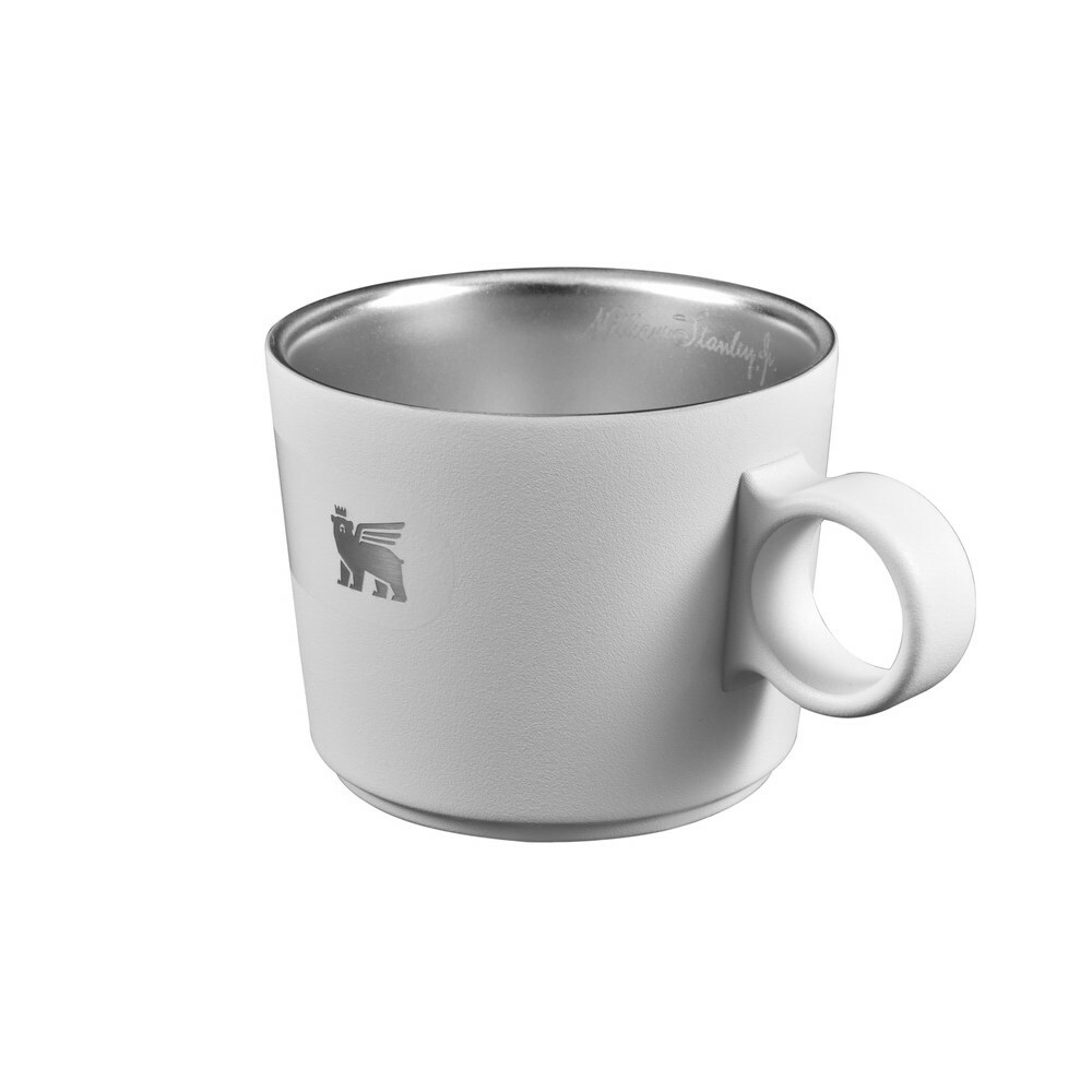 The DayBreak STANLEY 晨光時刻 雙層不鏽鋼卡布奇諾咖啡杯 / 晨霧白