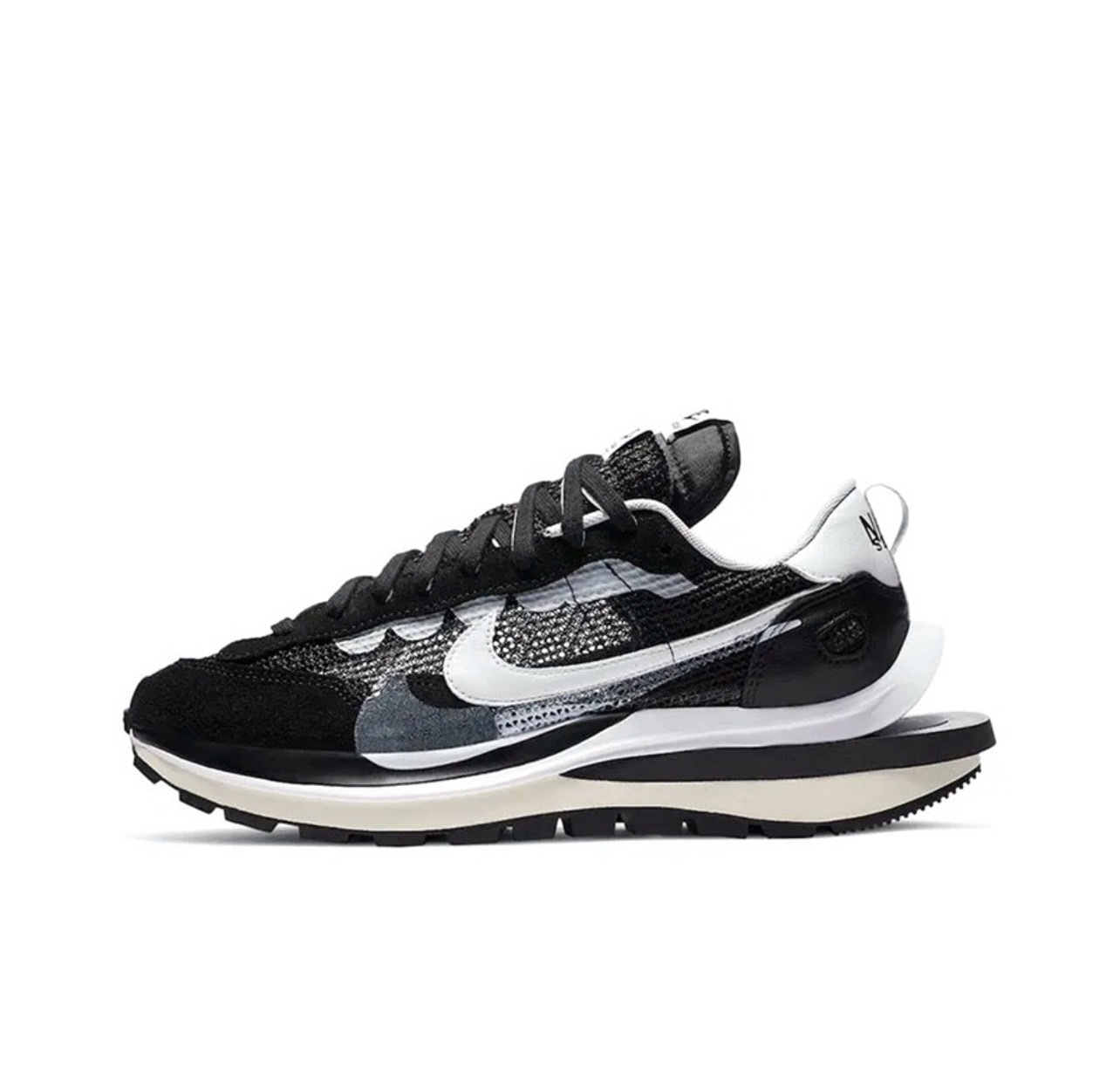 HAru] 初代重磅聯名Nike Sacai VaporWaffle CV1363-100-001 黑白