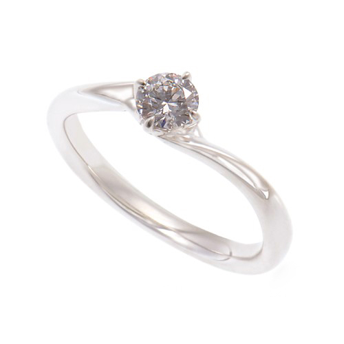 PT900鉑金天然鑽石戒指托 (RS32J03A235)