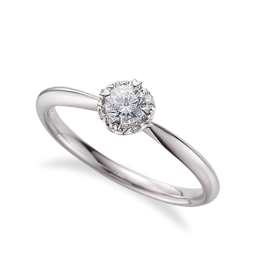 PT900鉑金天然鑽石戒指托 (RS32J03B391)