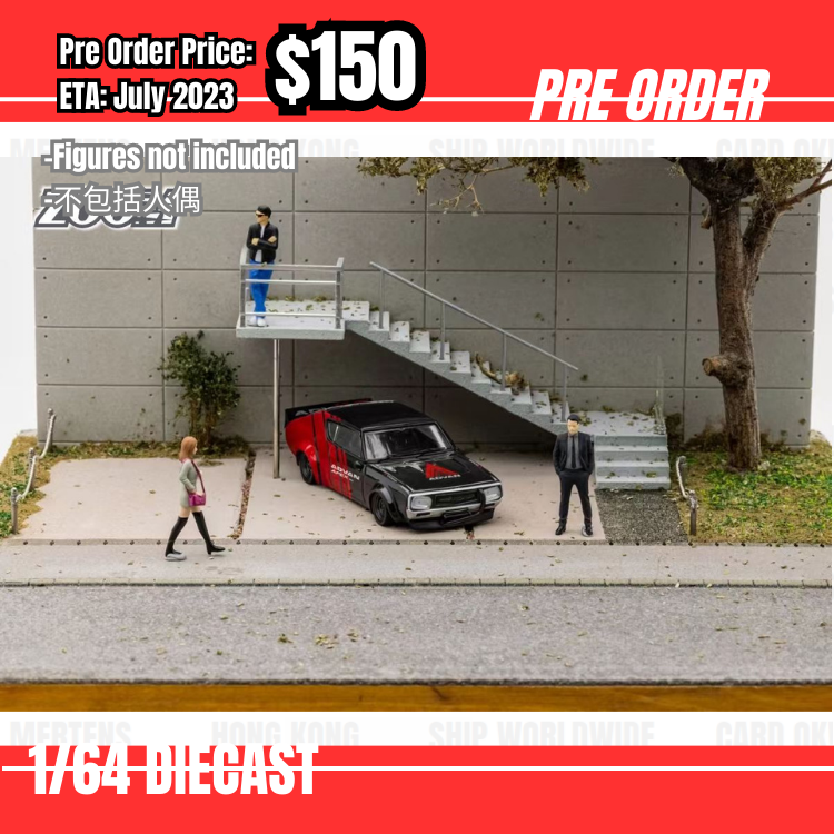 Pre Order-$150 Zoom 1:64 Nissan Skyline GT-R KPGC110 LB Wide Body Advan [OD11/06]