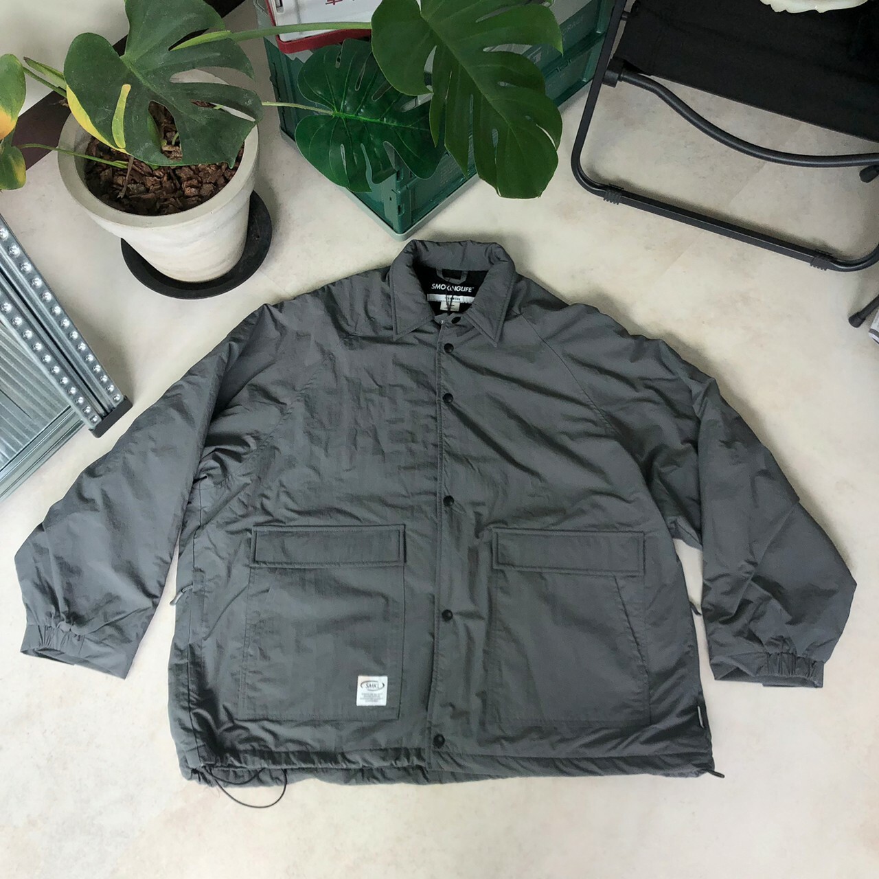 Smokinglife 日系城市機能工裝軍事教練夾克