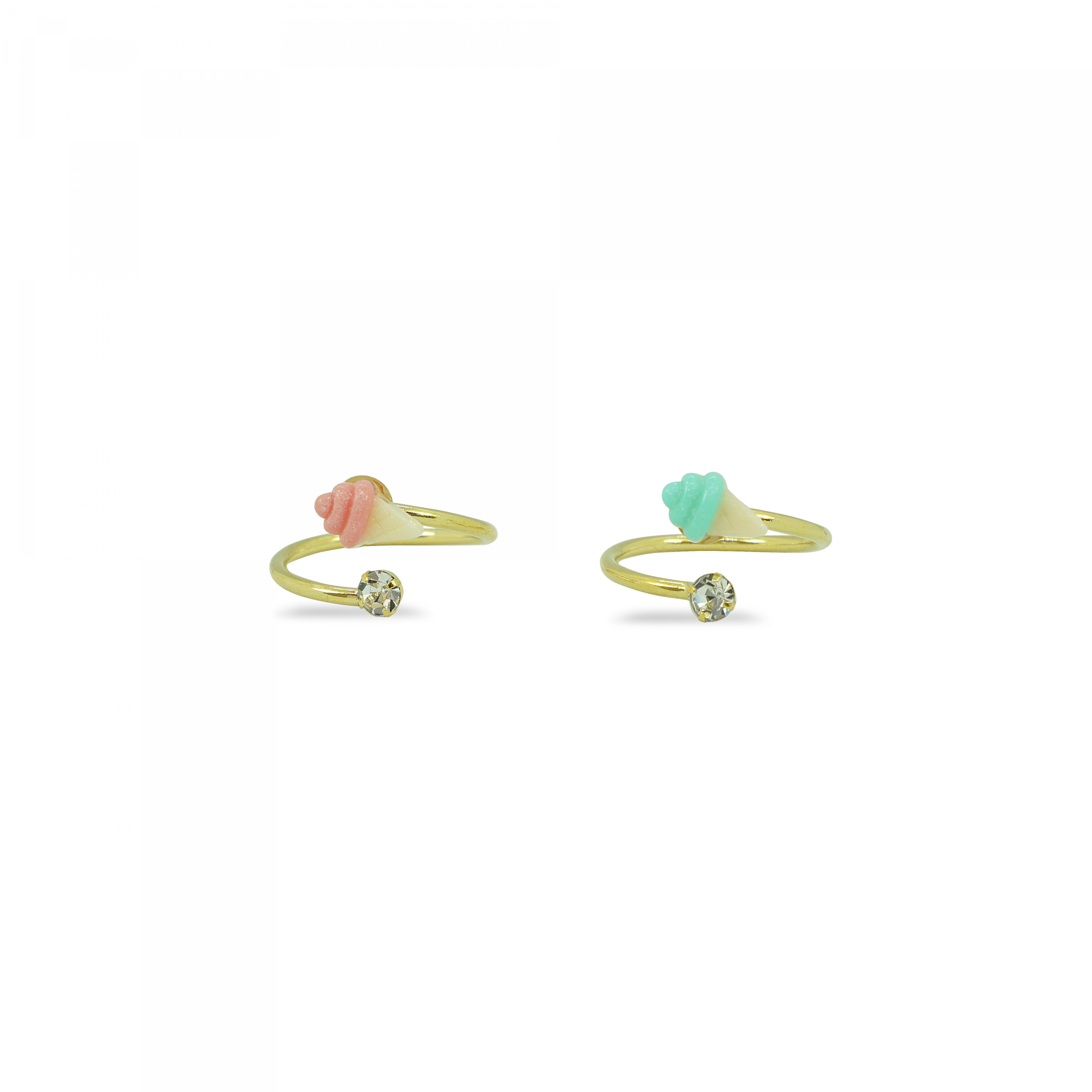 〖 Milk x Soda 〗水鑽冰淇淋戒指