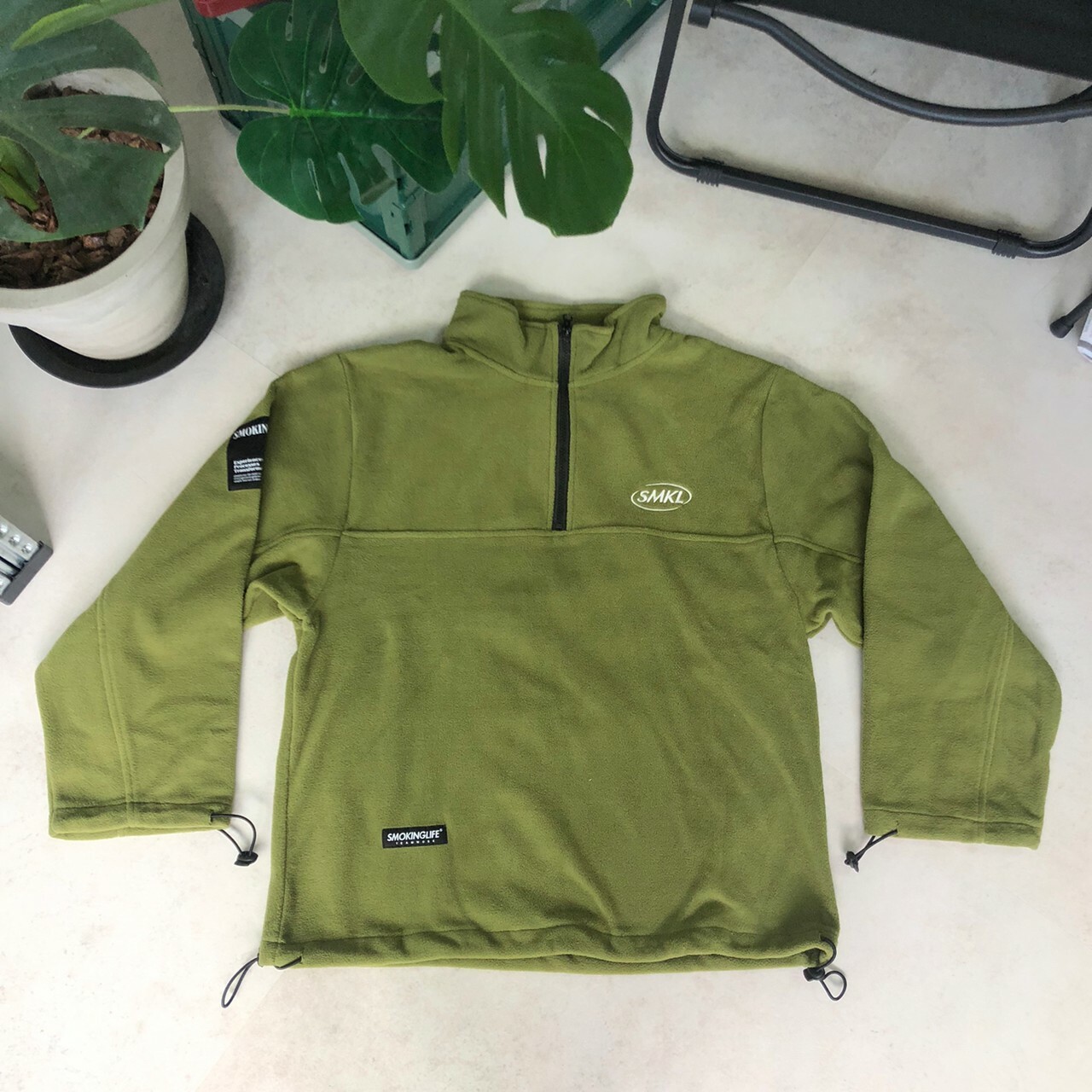 Smokinglife 搖粒絨輕便套頭潮牌衛衣 H02#