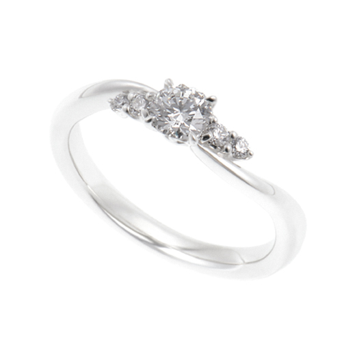 PT900 鉑金天然鑽石戒指托 (RS32J03B320)