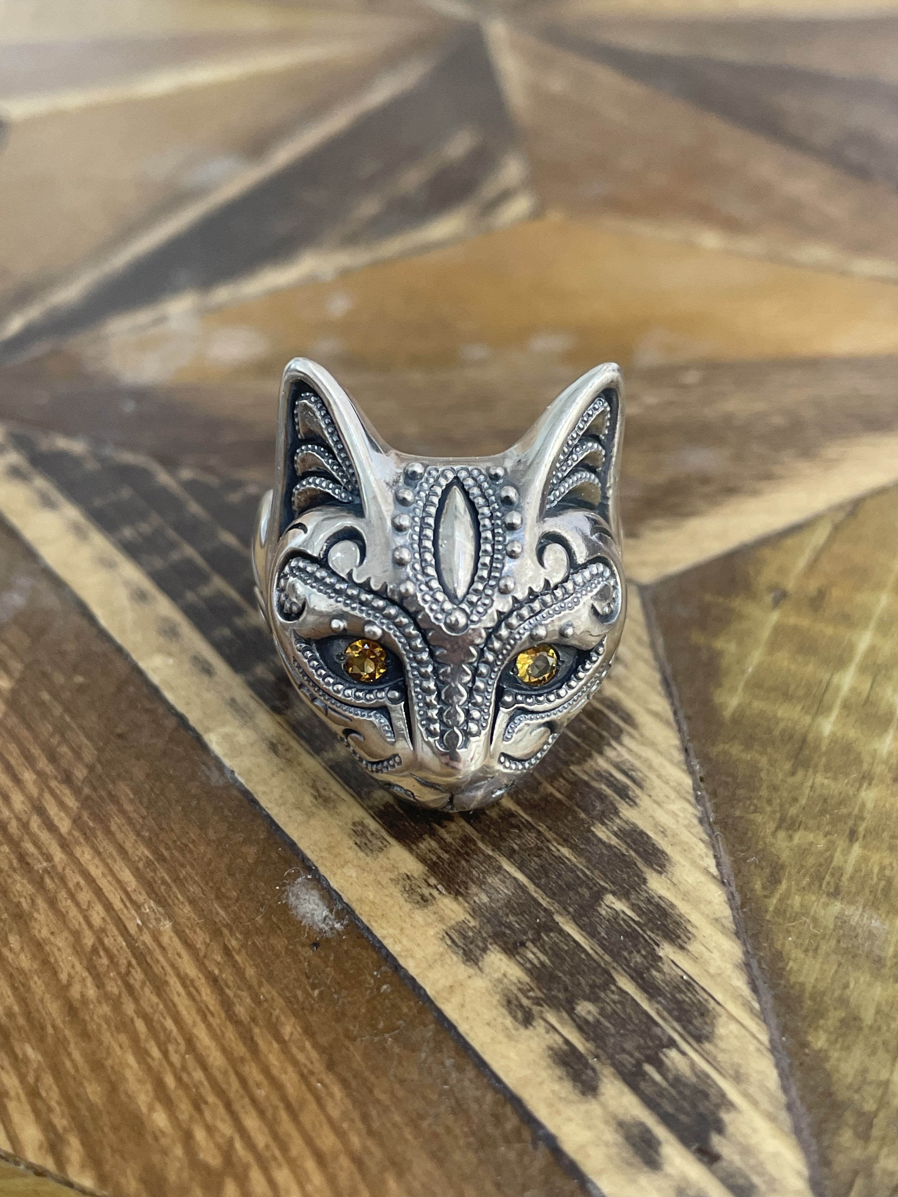 BBM 貓戒（Citrine Oxidised, Oxidized）