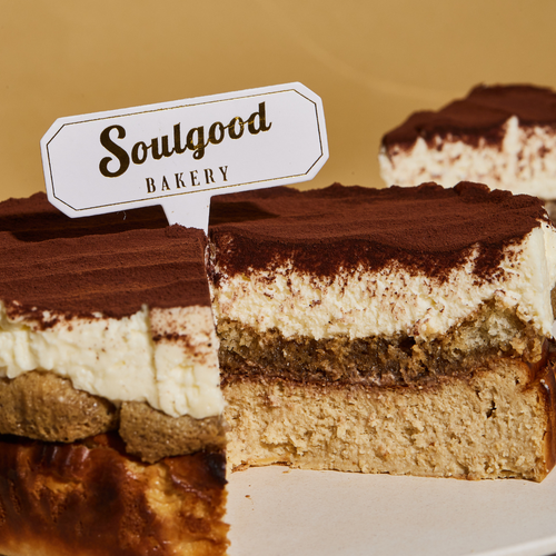 Deluxe Tiramisu Basque Burnt Cheesecake