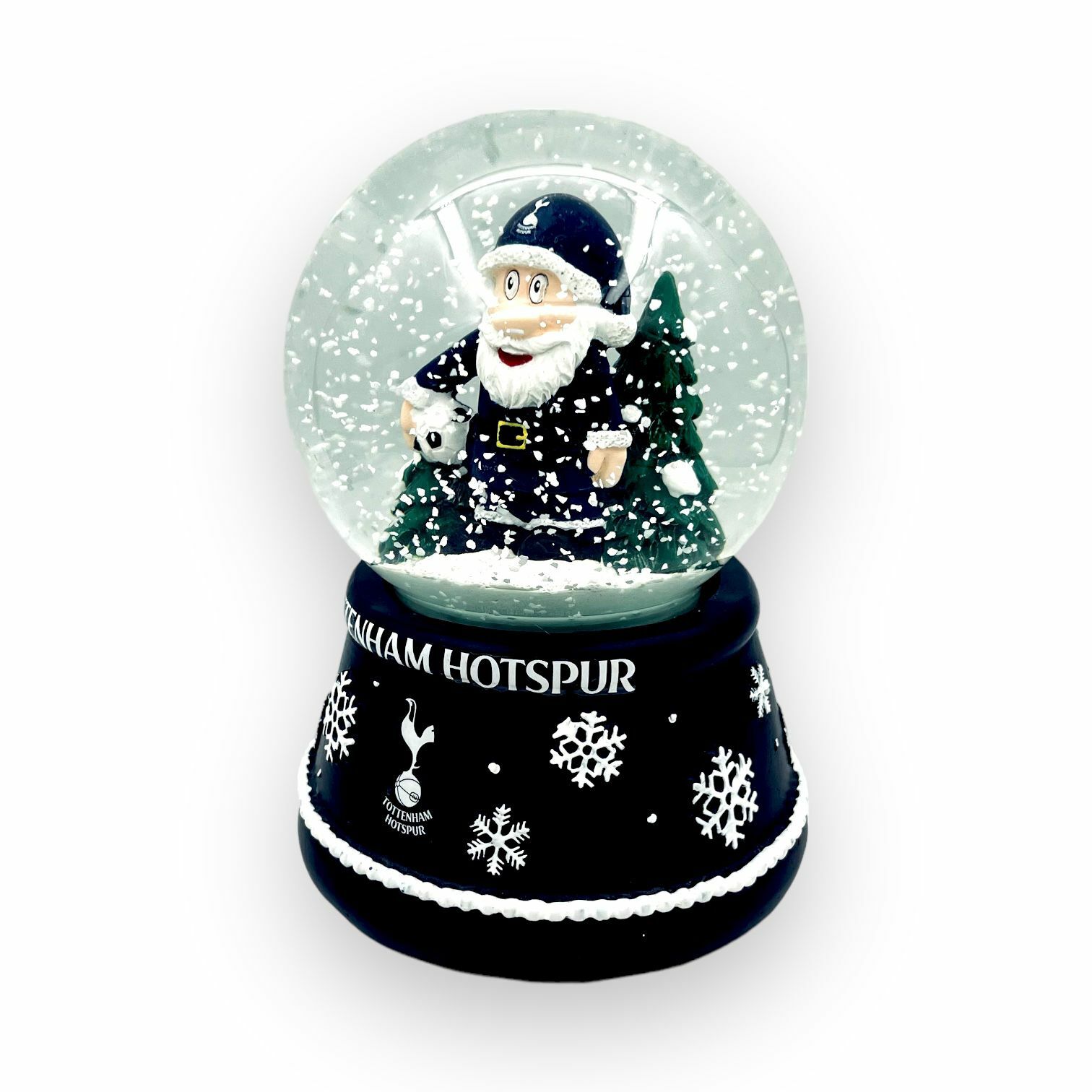 熱刺藍色聖誕雪景球