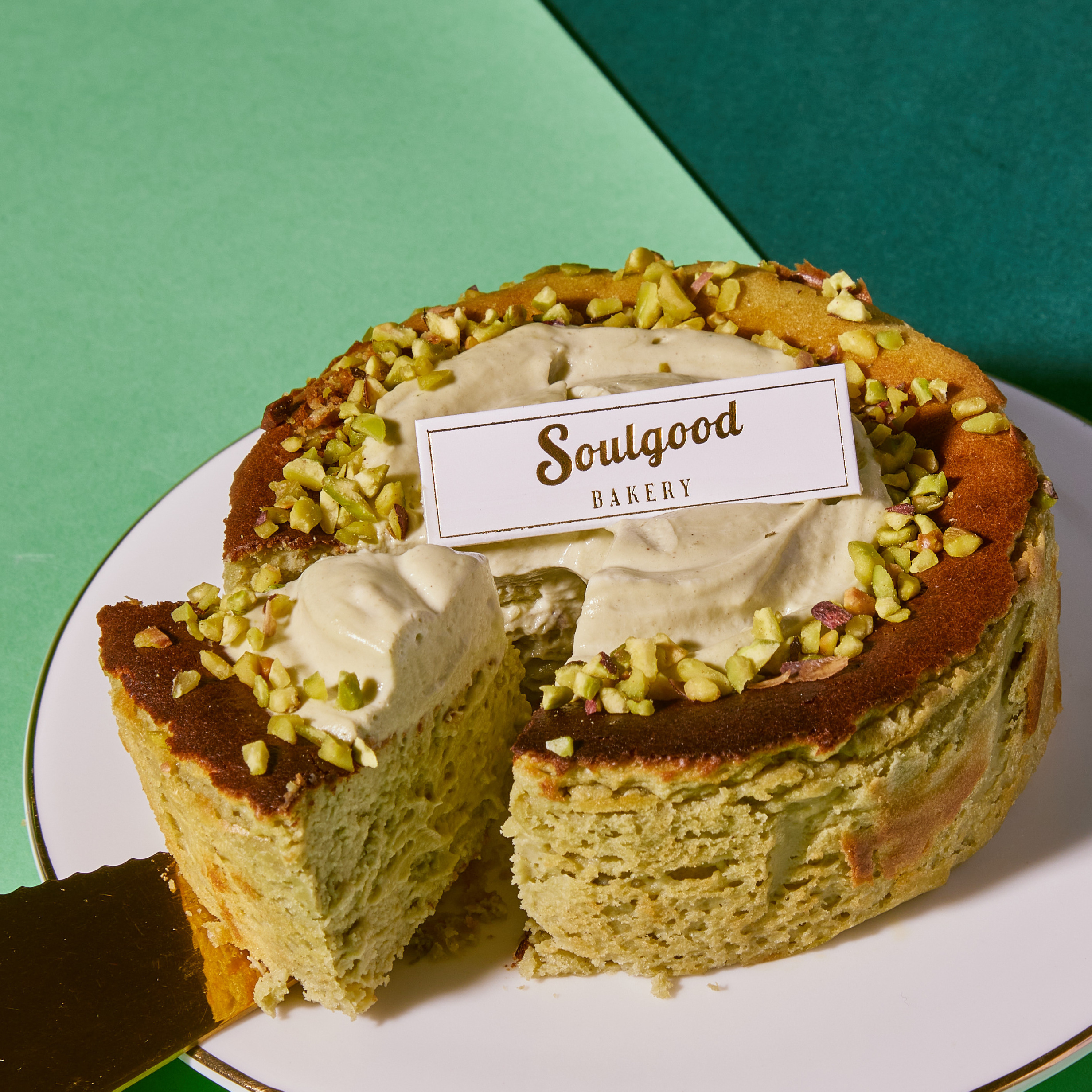 西西里島開心果 迷你巴斯克芝士蛋糕 Sicilian Pistachio Soul Baby Basque Burnt Cheesecake