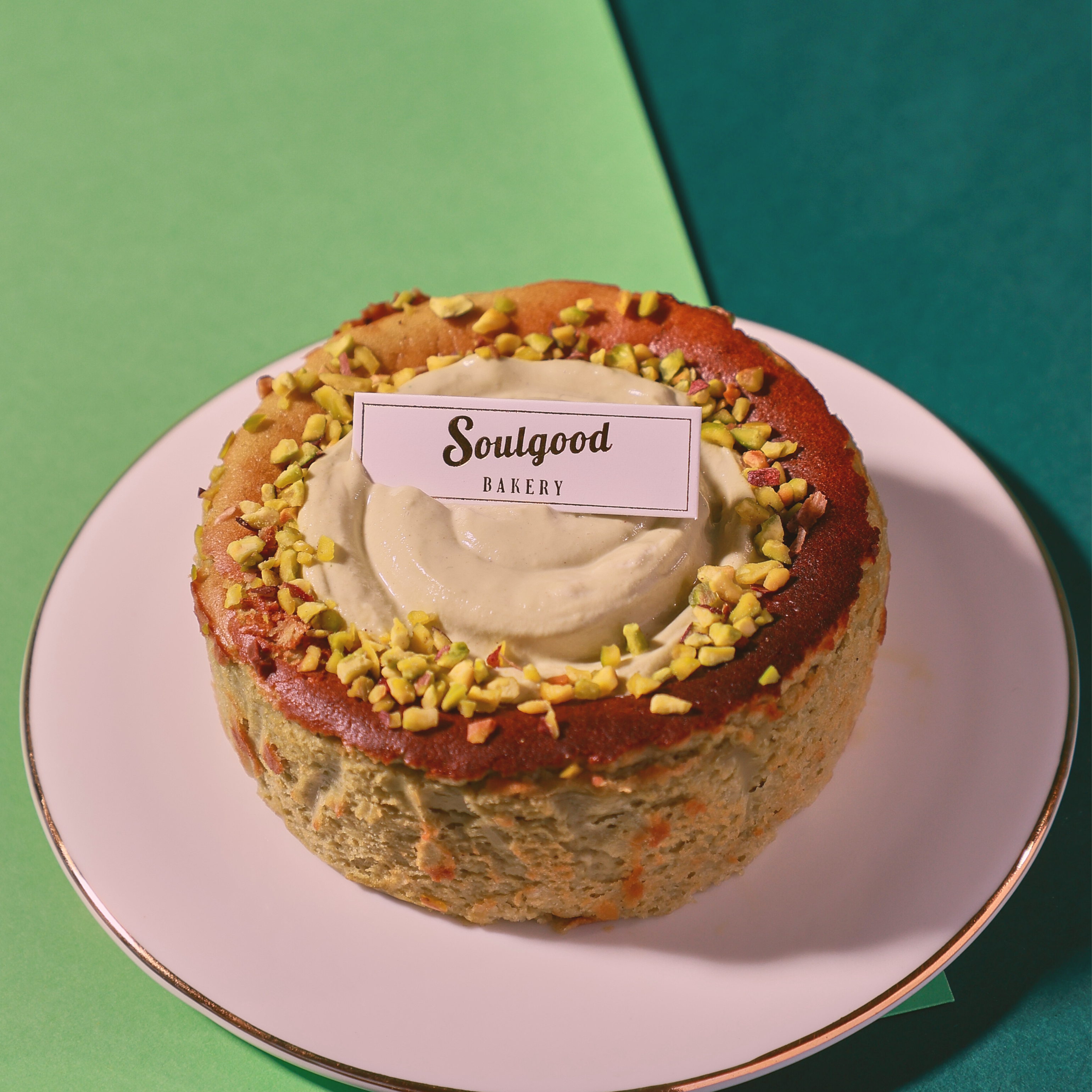 西西里島開心果 迷你巴斯克芝士蛋糕 Sicilian Pistachio Soul Baby Basque Burnt Cheesecake