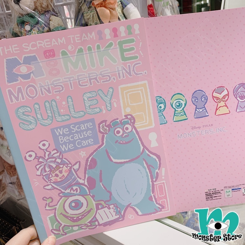 怪獸公司毛毛大眼仔阿布筆記簿