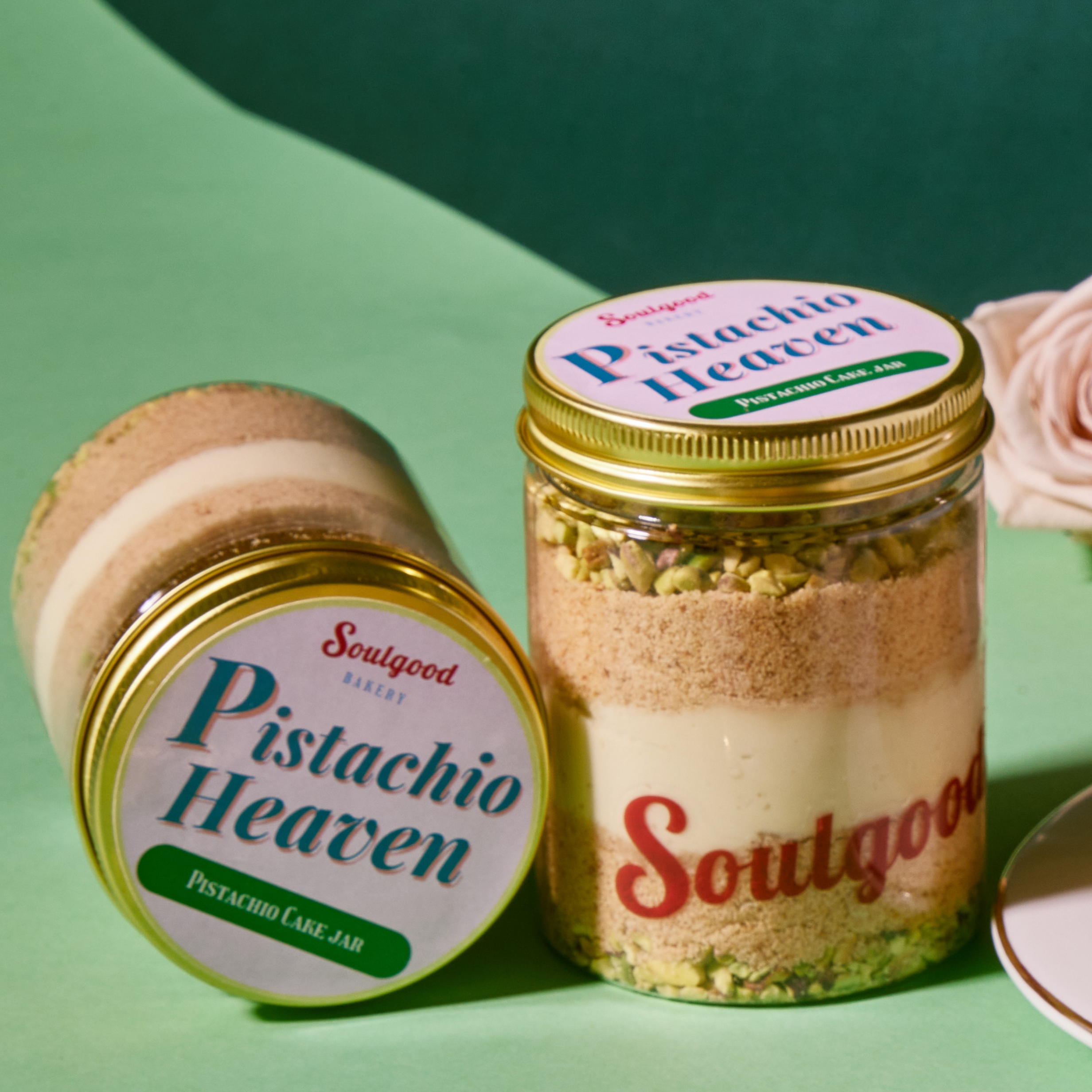 Pistachio Heaven Cake Jar