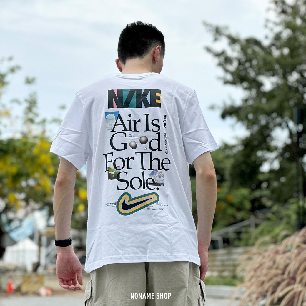 NIKE NSW 滿版 大自然 標語 短袖 兩色 (男款)