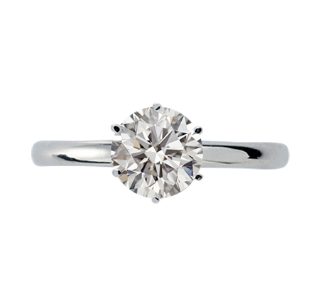 PT900 鉑金天然鑽石戒指托 (RS32J02A181)