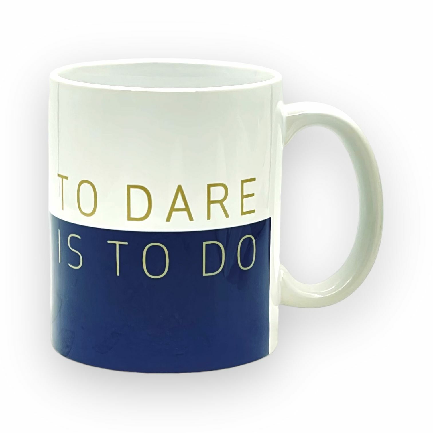 熱刺白金色To Dare Is To Do水杯