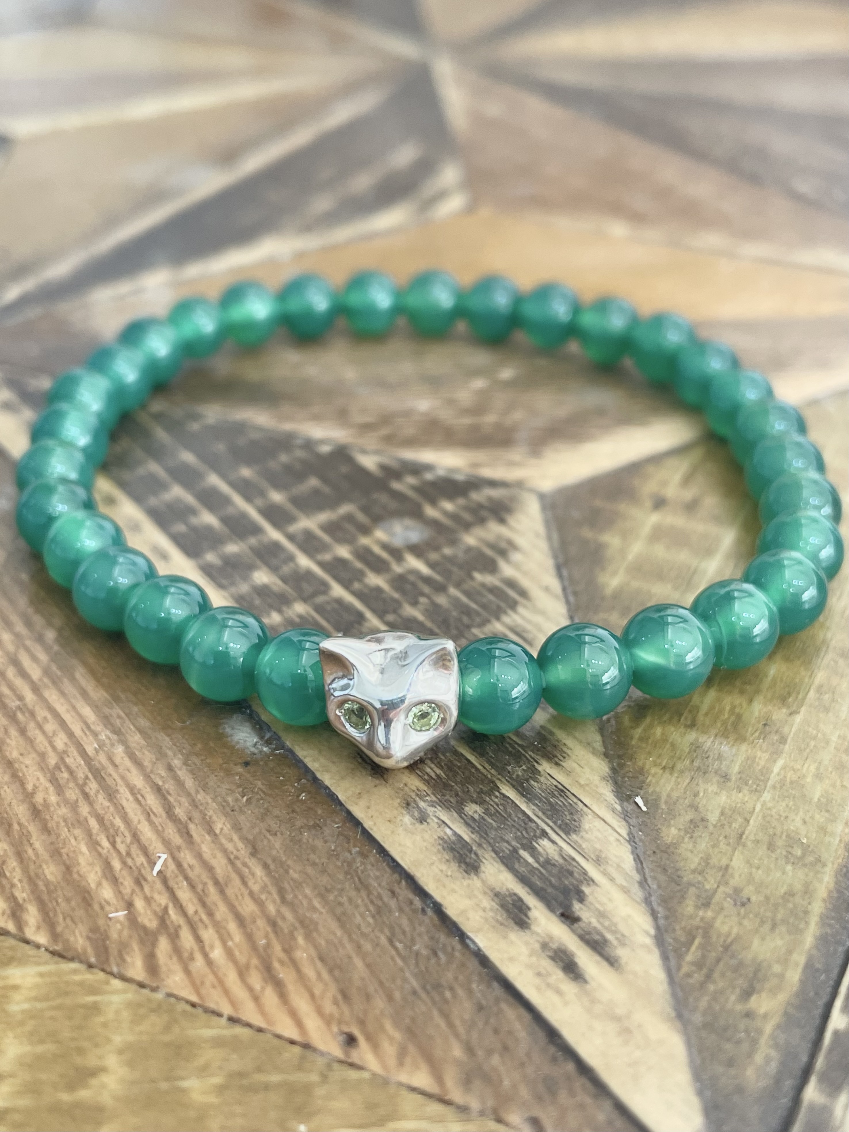 BBM Green Agate Bracelet