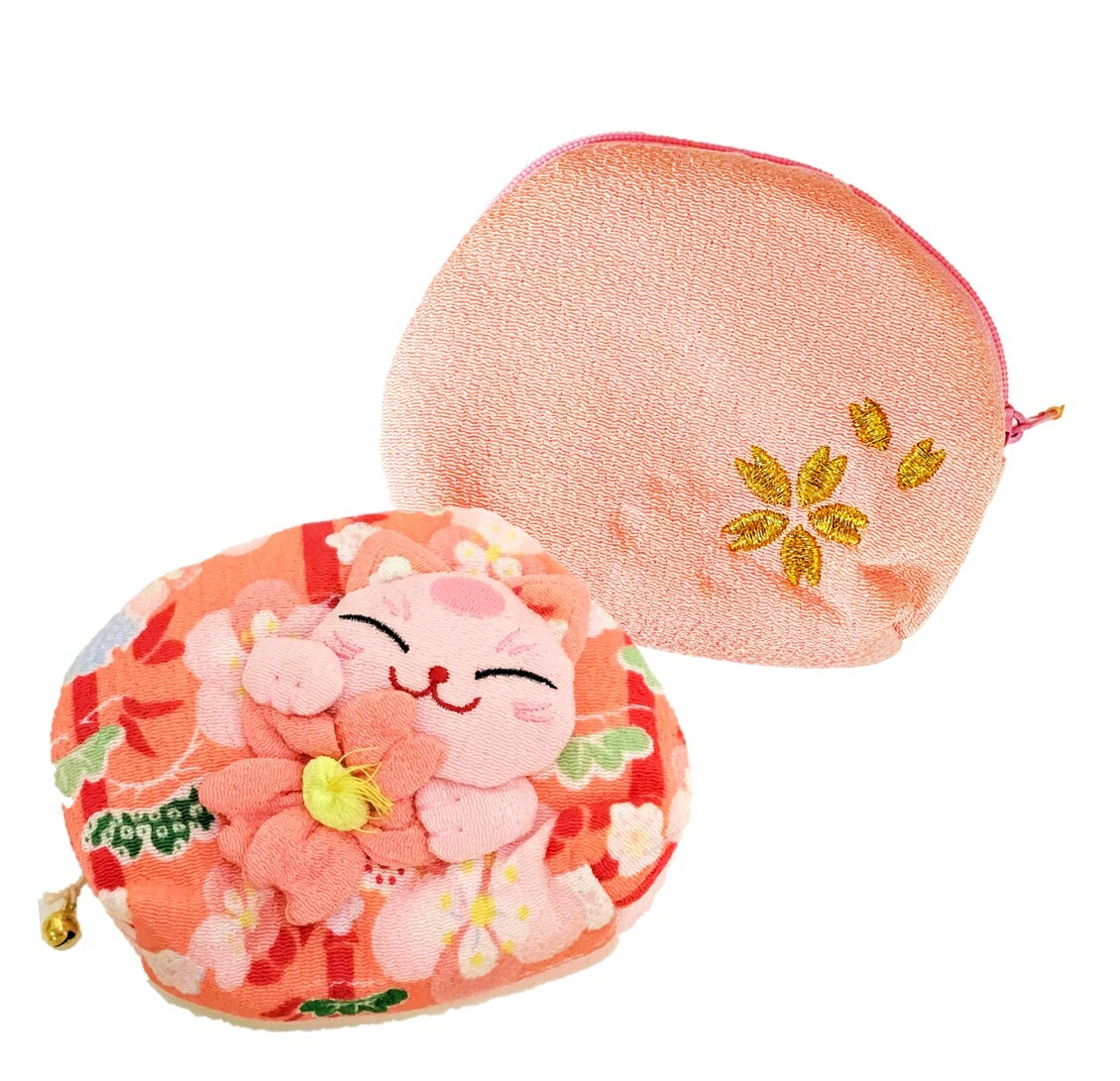 櫻花招財貓多用途袋 散纸包