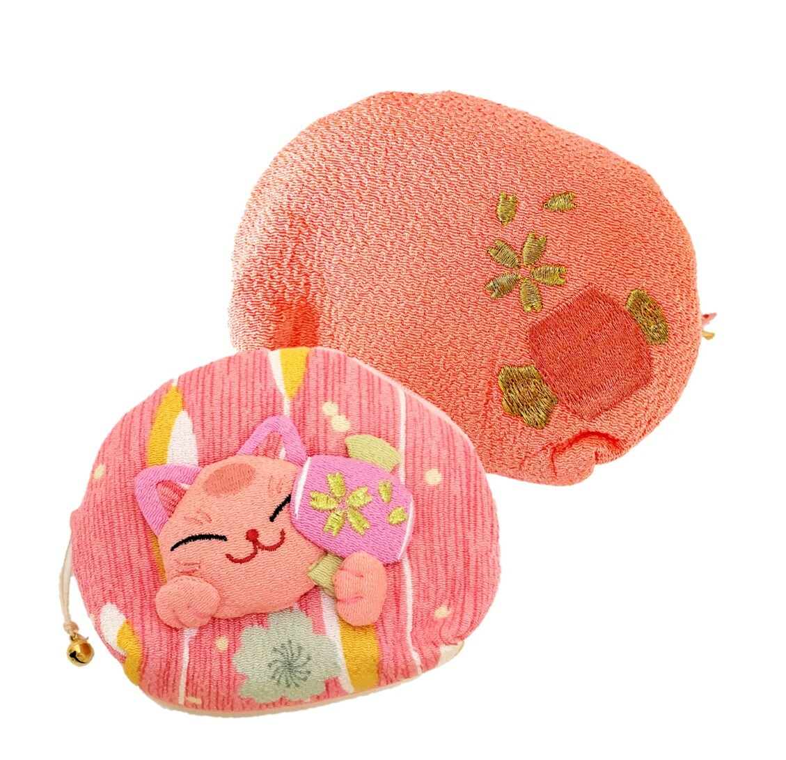 櫻花招財貓多用途袋 散纸包