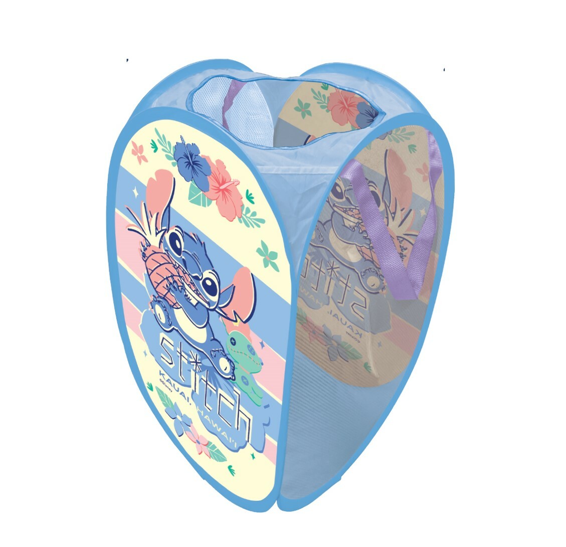 迪士尼史迪仔 - 折疊式洗衣籃