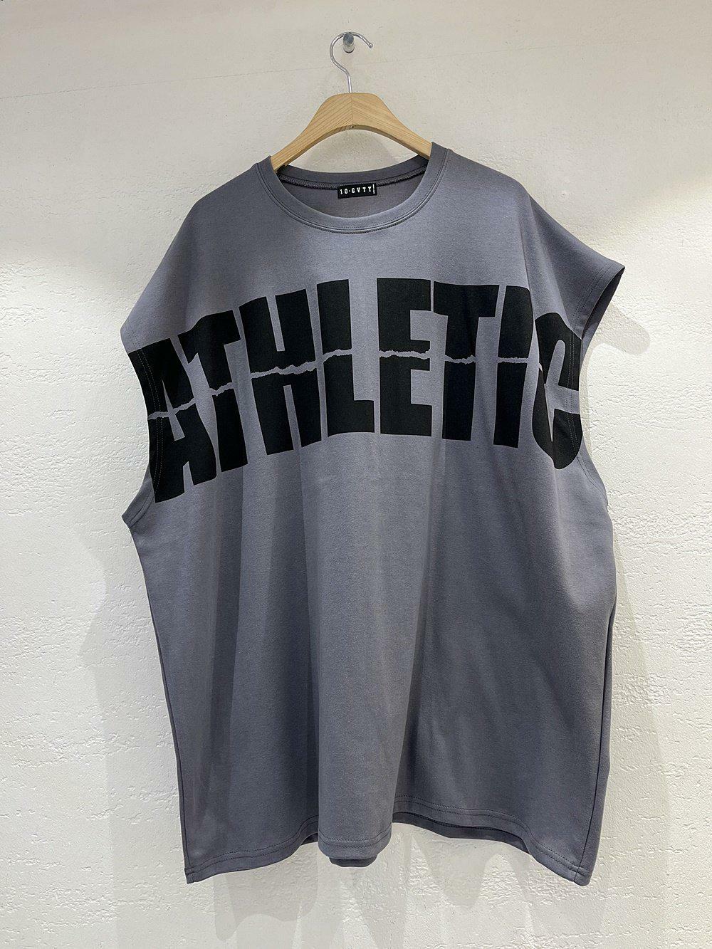 OverSize英文字圖案背心 10.GVTY-002V