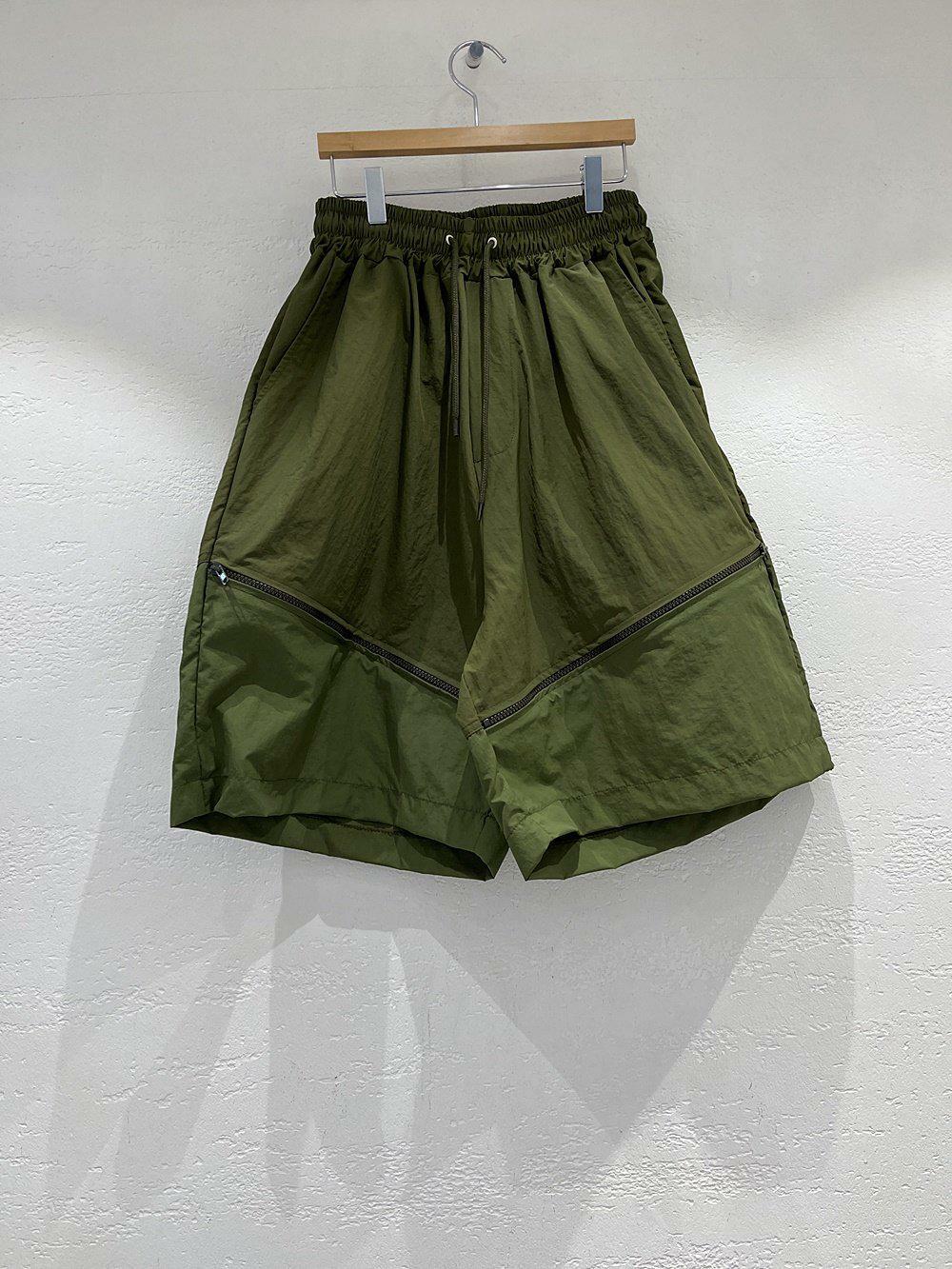 拼色拉鍊短褲 10.GVTY-004P