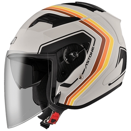 ASTONE DJS 彩繪 BM13 平暖灰/卡其 3/4罩