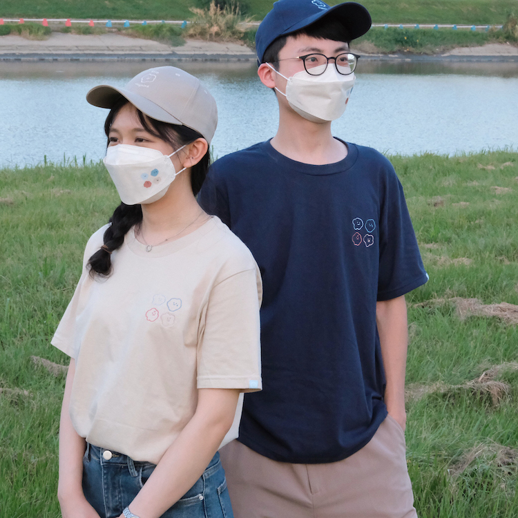 喜怒哀樂 刺繡衣服