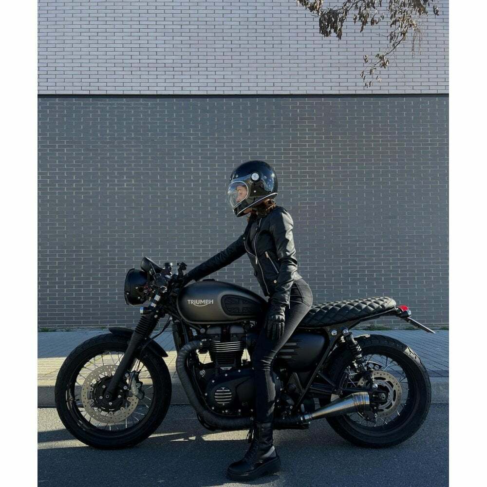 Motone 水冷凱旋專用 雙座 椅墊 菱格紋 黑