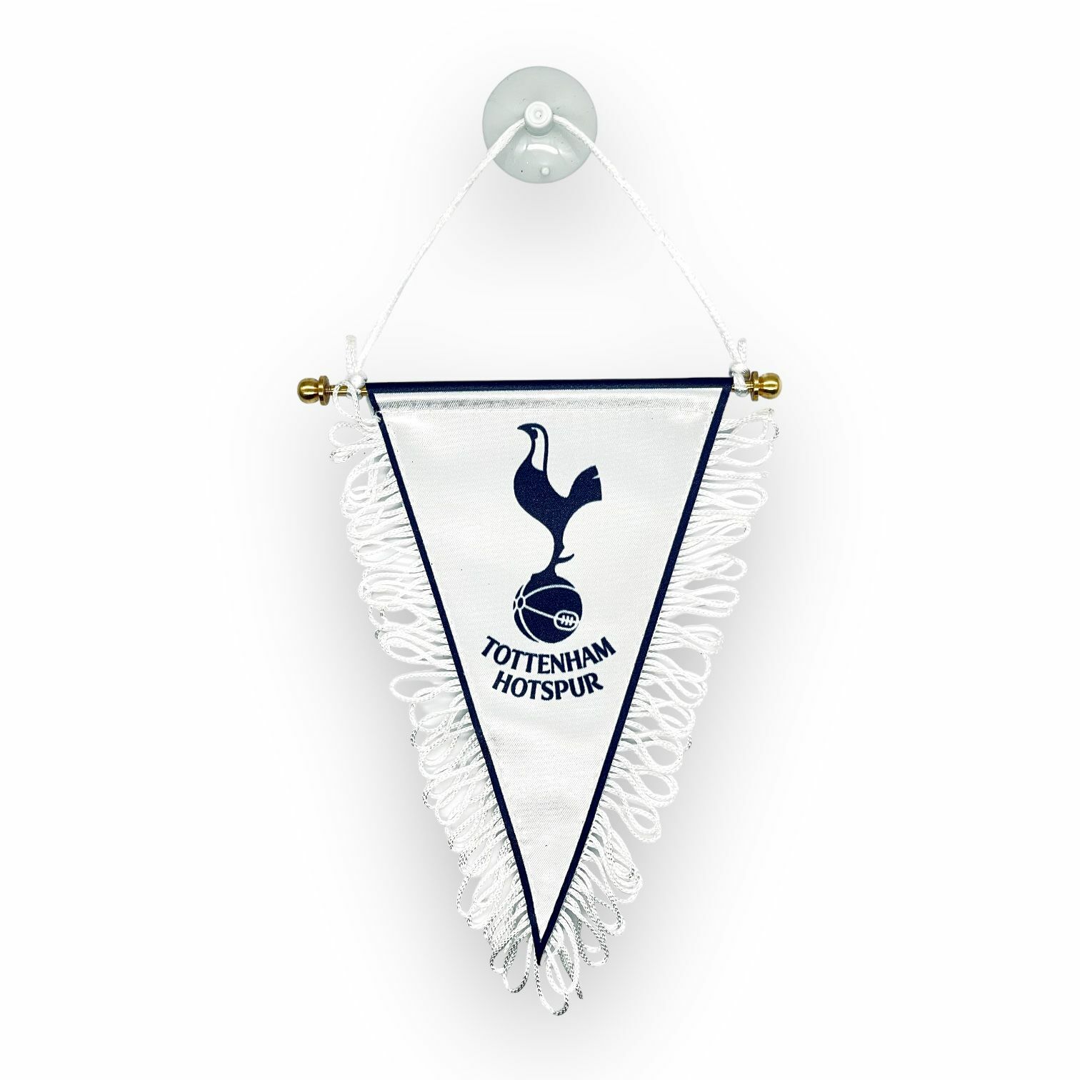 熱刺白色會徽三角形小錦旗