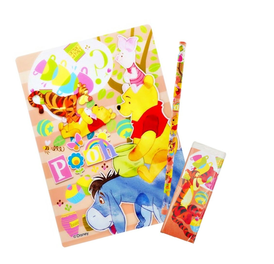 迪士尼小熊維尼- 文具套裝-(3P)(日本直送)