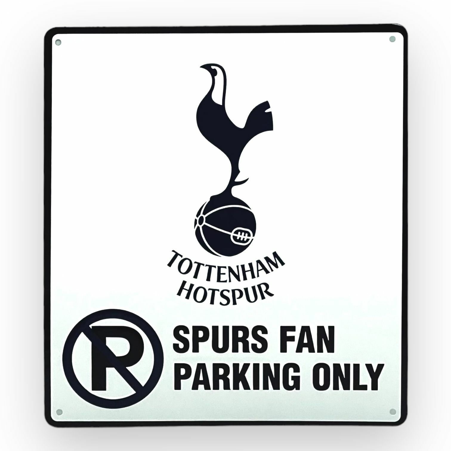 熱刺白色NO PARKING牌