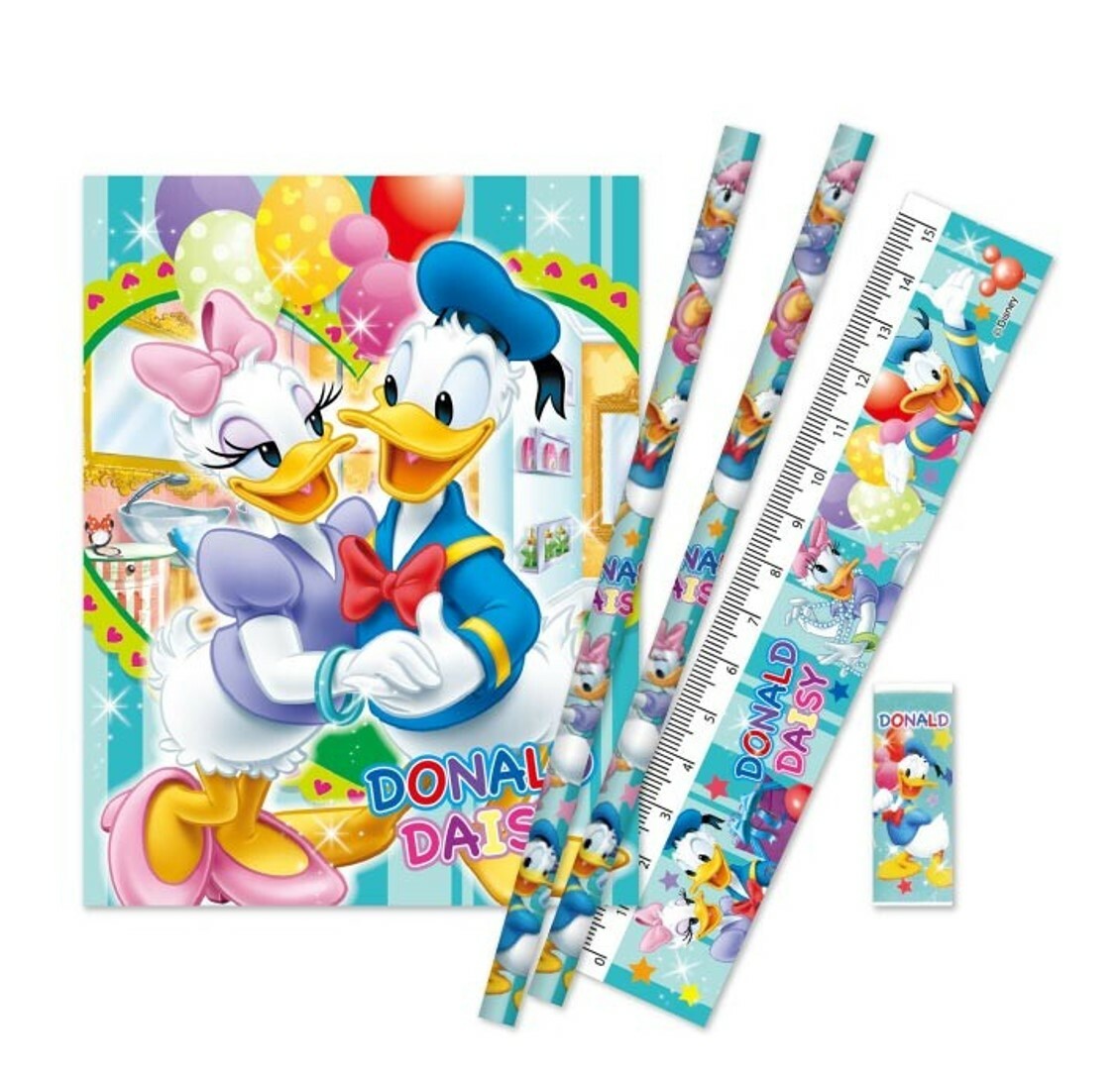 迪士尼唐老鴨- 文具套裝(5P)(日本直送)