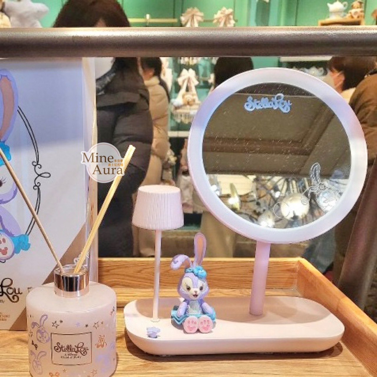 (限時特價) 史黛拉露 星黛露 StellaLou 可亮燈 造型 桌鏡 化妝鏡 -上海迪士尼樂園
