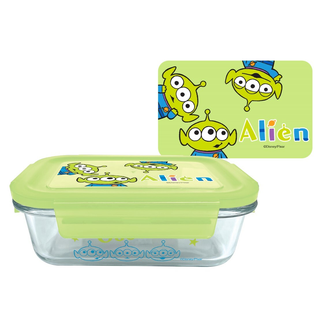 迪士尼反斗奇兵 - 玻璃食品餐盒 食品容器 午餐盒(三眼仔)